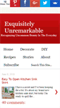 Mobile Screenshot of exquisitelyunremarkable.com